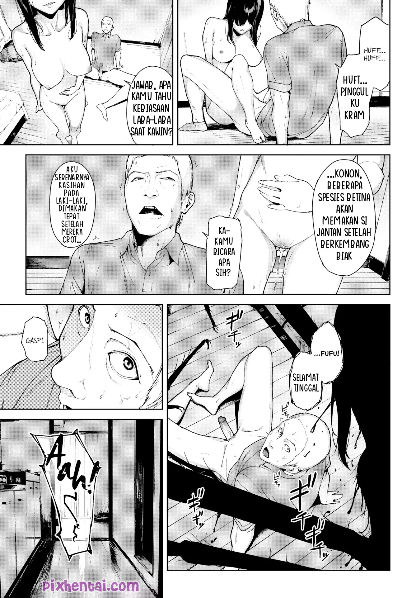 Komik Hentai The Spiders Web Kurir tergoda Belahan Dada Manga XXX Porn Doujin Sex Bokep 19